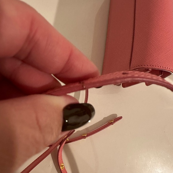 Prada Saffiano Tessuto Bubble Pink crossbody - Picture 11 of 11